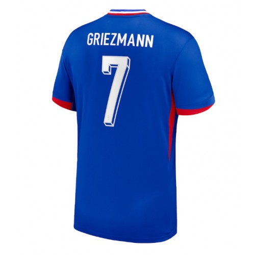 Echipament fotbal Franţa Antoine Griezmann #7 Tricou Acasa European 2024 maneca scurta Echipament fotbal Franţa Antoine Griezmann #7 Tricou Acasa European 2024 maneca scurta