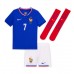 Echipament fotbal Franţa Antoine Griezmann #7 Tricou Acasa European 2024 pentru copii maneca scurta (+ Pantaloni scurti)