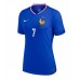 Echipament fotbal Franţa Antoine Griezmann #7 Tricou Acasa European 2024 pentru femei maneca scurta Echipament fotbal Franţa Antoine Griezmann #7 Tricou Acasa European 2024 pentru femei maneca scurta