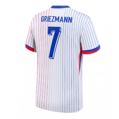 Echipament fotbal Franţa Antoine Griezmann #7 Tricou Deplasare European 2024 maneca scurta Echipament fotbal Franţa Antoine Griezmann #7 Tricou Deplasare European 2024 maneca scurta
