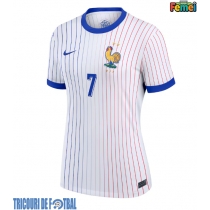 Echipament fotbal Franţa Antoine Griezmann #7 Tricou Deplasare European 2024 pentru femei maneca scurta