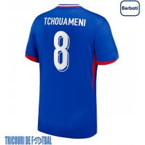 Echipament fotbal Franţa Aurelien Tchouameni #8 Tricou Acasa European 2024 maneca scurta