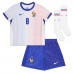 Echipament fotbal Franţa Aurelien Tchouameni #8 Tricou Deplasare European 2024 pentru copii maneca scurta (+ Pantaloni scurti)