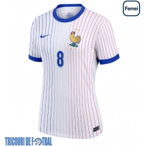 Echipament fotbal Franţa Aurelien Tchouameni #8 Tricou Deplasare European 2024 pentru femei maneca scurta