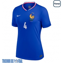 Echipament fotbal Franţa Dayot Upamecano #4 Tricou Acasa European 2024 pentru femei maneca scurta