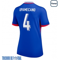 Echipament fotbal Franţa Dayot Upamecano #4 Tricou Acasa European 2024 pentru femei maneca scurta