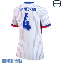 Echipament fotbal Franţa Dayot Upamecano #4 Tricou Deplasare European 2024 pentru femei maneca scurta