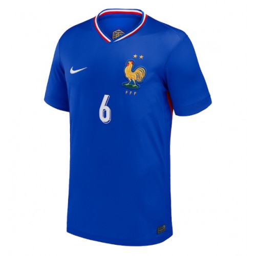 Echipament fotbal Franţa Eduardo Camavinga #6 Tricou Acasa European 2024 maneca scurta Echipament fotbal Franţa Eduardo Camavinga #6 Tricou Acasa European 2024 maneca scurta