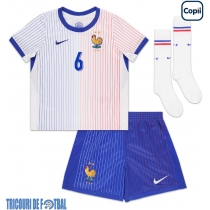 Echipament fotbal Franţa Eduardo Camavinga #6 Tricou Deplasare European 2024 pentru copii maneca scurta (+ Pantaloni scurti)