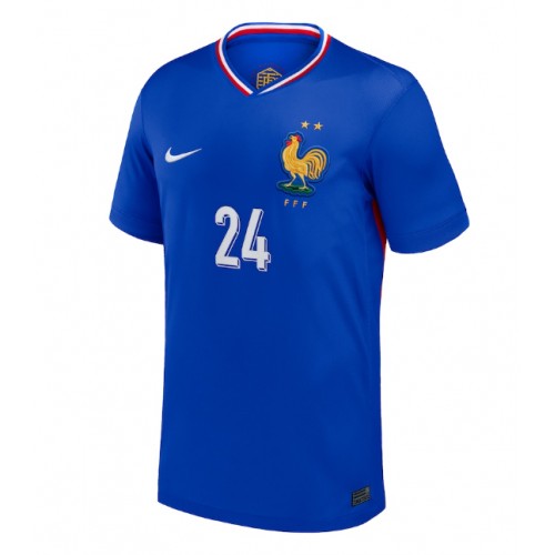 Echipament fotbal Franţa Ibrahima Konate #24 Tricou Acasa European 2024 maneca scurta Echipament fotbal Franţa Ibrahima Konate #24 Tricou Acasa European 2024 maneca scurta