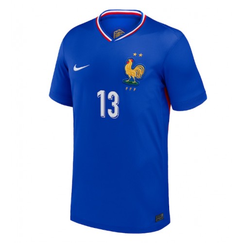 Echipament fotbal Franţa Kante #13 Tricou Acasa European 2024 maneca scurta Echipament fotbal Franţa Kante #13 Tricou Acasa European 2024 maneca scurta