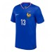 Echipament fotbal Franţa Kante #13 Tricou Acasa European 2024 maneca scurta Echipament fotbal Franţa Kante #13 Tricou Acasa European 2024 maneca scurta