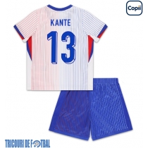Echipament fotbal Franţa Kante #13 Tricou Deplasare European 2024 pentru copii maneca scurta (+ Pantaloni scurti)
