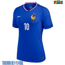 Echipament fotbal Franţa Kylian Mbappe #10 Tricou Acasa European 2024 pentru femei maneca scurta