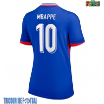 Echipament fotbal Franţa Kylian Mbappe #10 Tricou Acasa European 2024 pentru femei maneca scurta