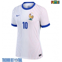 Echipament fotbal Franţa Kylian Mbappe #10 Tricou Deplasare European 2024 pentru femei maneca scurta