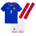 Echipament fotbal Franţa Olivier Giroud #9 Tricou Acasa European 2024 pentru copii maneca scurta (+ Pantaloni scurti)