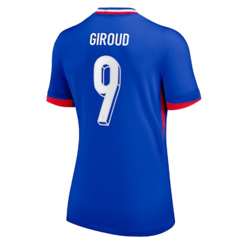 Echipament fotbal Franţa Olivier Giroud #9 Tricou Acasa European 2024 pentru femei maneca scurta Echipament fotbal Franţa Olivier Giroud #9 Tricou Acasa European 2024 pentru femei maneca scurta