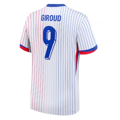 Echipament fotbal Franţa Olivier Giroud #9 Tricou Deplasare European 2024 maneca scurta Echipament fotbal Franţa Olivier Giroud #9 Tricou Deplasare European 2024 maneca scurta