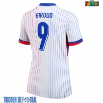 Echipament fotbal Franţa Olivier Giroud #9 Tricou Deplasare European 2024 pentru femei maneca scurta