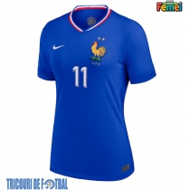 Echipament fotbal Franţa Ousmane Dembele #11 Tricou Acasa European 2024 pentru femei maneca scurta