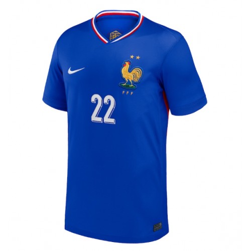 Echipament fotbal Franţa Theo Hernandez #22 Tricou Acasa European 2024 maneca scurta Echipament fotbal Franţa Theo Hernandez #22 Tricou Acasa European 2024 maneca scurta