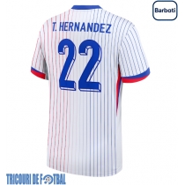 Echipament fotbal Franţa Theo Hernandez #22 Tricou Deplasare European 2024 maneca scurta
