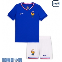 Echipament fotbal Franţa Tricou Acasa European 2024 pentru copii maneca scurta (+ Pantaloni scurti)