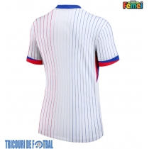 Echipament fotbal Franţa Tricou Deplasare European 2024 pentru femei maneca scurta