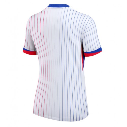 Echipament fotbal Franţa Tricou Deplasare European 2024 pentru femei maneca scurta Echipament fotbal Franţa Tricou Deplasare European 2024 pentru femei maneca scurta