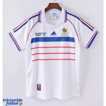 Echipament fotbal Franța 1998 Tricou Retro Deplasare maneca scurta