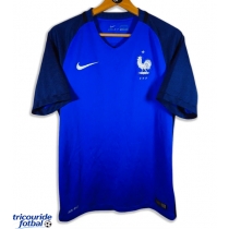 Echipament fotbal Franța 2016 Tricou Retro Acasa maneca scurta