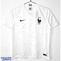 Echipament fotbal Franța 2018-2019 Tricou Retro Deplasare maneca scurta