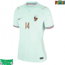 Echipament fotbal Franța Adrien Rabiot #14 Tricou Deplasare Mondial 2026 pentru femei maneca scurta