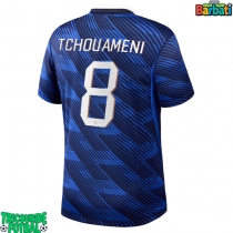 Echipament fotbal Franța Aurelien Tchouameni #8 Tricou Acasa Mondial 2026 maneca scurta