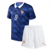 Echipament fotbal Franța Aurelien Tchouameni #8 Tricou Acasa Mondial 2026 pentru copii maneca scurta (+ Pantaloni scurti)