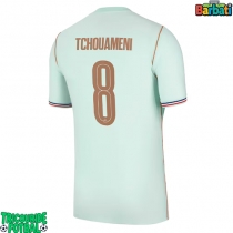 Echipament fotbal Franța Aurelien Tchouameni #8 Tricou Deplasare Mondial 2026 maneca scurta