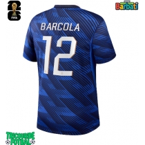 Echipament fotbal Franța Bradley Barcola #12 Tricou Acasa Mondial 2026 maneca scurta