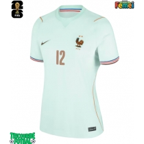 Echipament fotbal Franța Bradley Barcola #12 Tricou Deplasare Mondial 2026 pentru femei maneca scurta