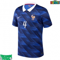 Echipament fotbal Franța Dayot Upamecano #4 Tricou Acasa Mondial 2026 maneca scurta