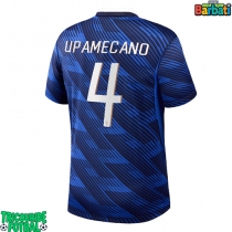 Echipament fotbal Franța Dayot Upamecano #4 Tricou Acasa Mondial 2026 maneca scurta