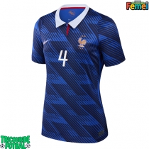 Echipament fotbal Franța Dayot Upamecano #4 Tricou Acasa Mondial 2026 pentru femei maneca scurta