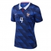 Echipament fotbal Franța Dayot Upamecano #4 Tricou Acasa Mondial 2026 pentru femei maneca scurta