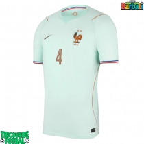 Echipament fotbal Franța Dayot Upamecano #4 Tricou Deplasare Mondial 2026 maneca scurta