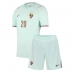 Echipament fotbal Franța Desire Doue #20 Tricou Deplasare Mondial 2026 pentru copii maneca scurta (+ Pantaloni scurti)
