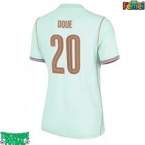Echipament fotbal Franța Desire Doue #20 Tricou Deplasare Mondial 2026 pentru femei maneca scurta