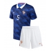 Echipament fotbal Franța Jules Kounde #5 Tricou Acasa Mondial 2026 pentru copii maneca scurta (+ Pantaloni scurti)
