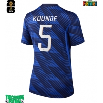 Echipament fotbal Franța Jules Kounde #5 Tricou Acasa Mondial 2026 pentru femei maneca scurta