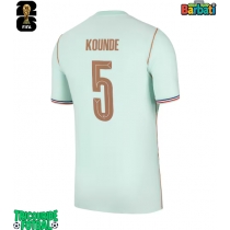 Echipament fotbal Franța Jules Kounde #5 Tricou Deplasare Mondial 2026 maneca scurta
