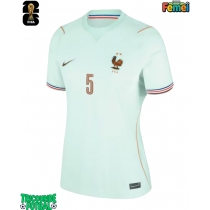 Echipament fotbal Franța Jules Kounde #5 Tricou Deplasare Mondial 2026 pentru femei maneca scurta